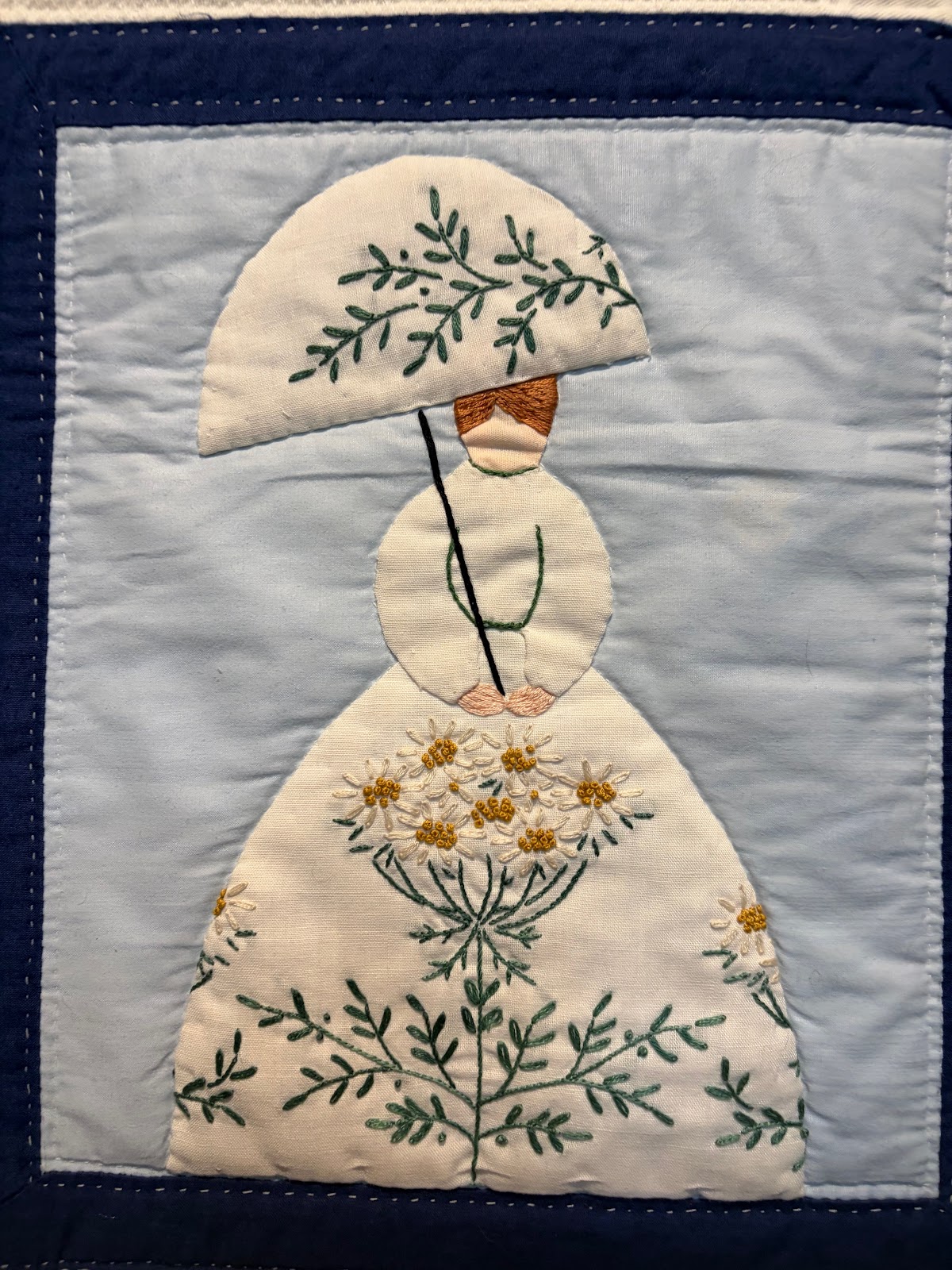 My Sunbonnet Sue quilt detail